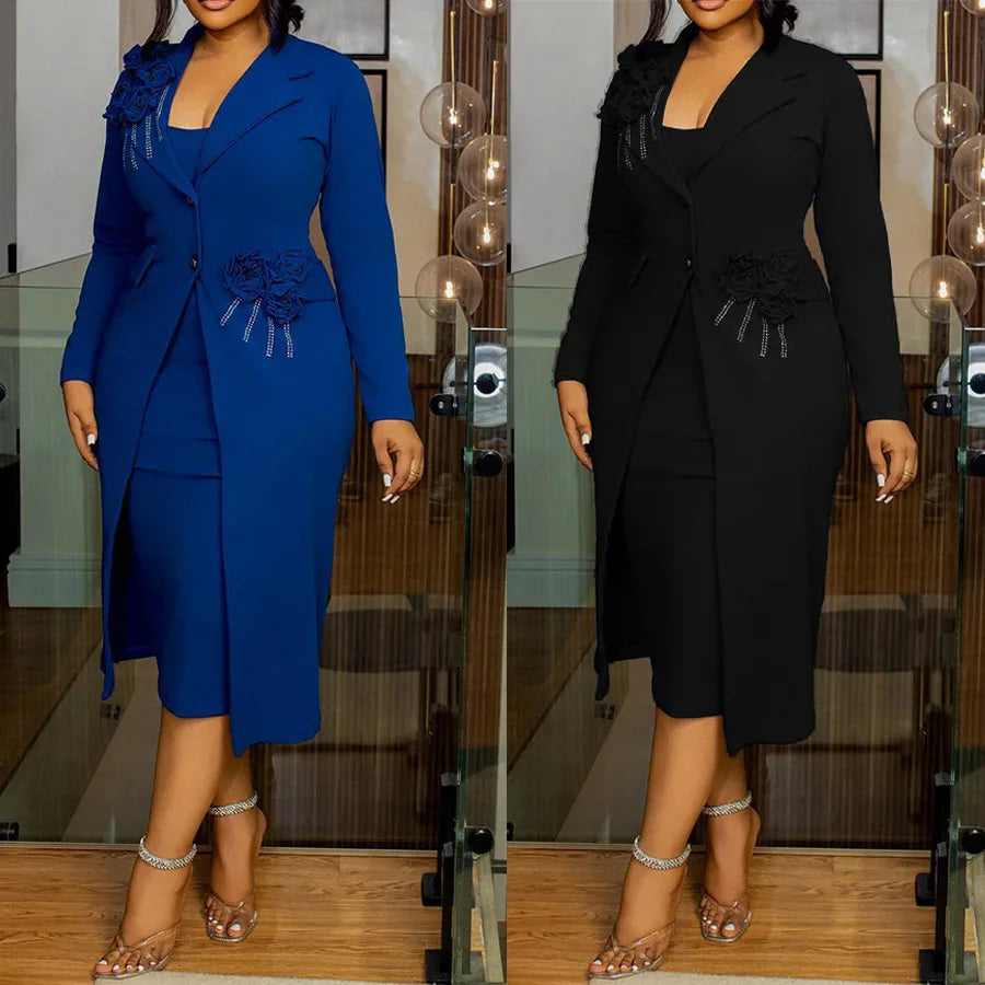 Sleeveless Dress Sets Plus Size Clothes Dresses Women's