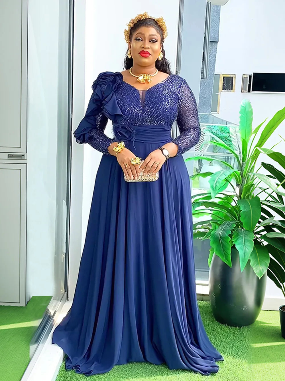 Plus Size Wedding Party Dresses Women Denicy Clothes