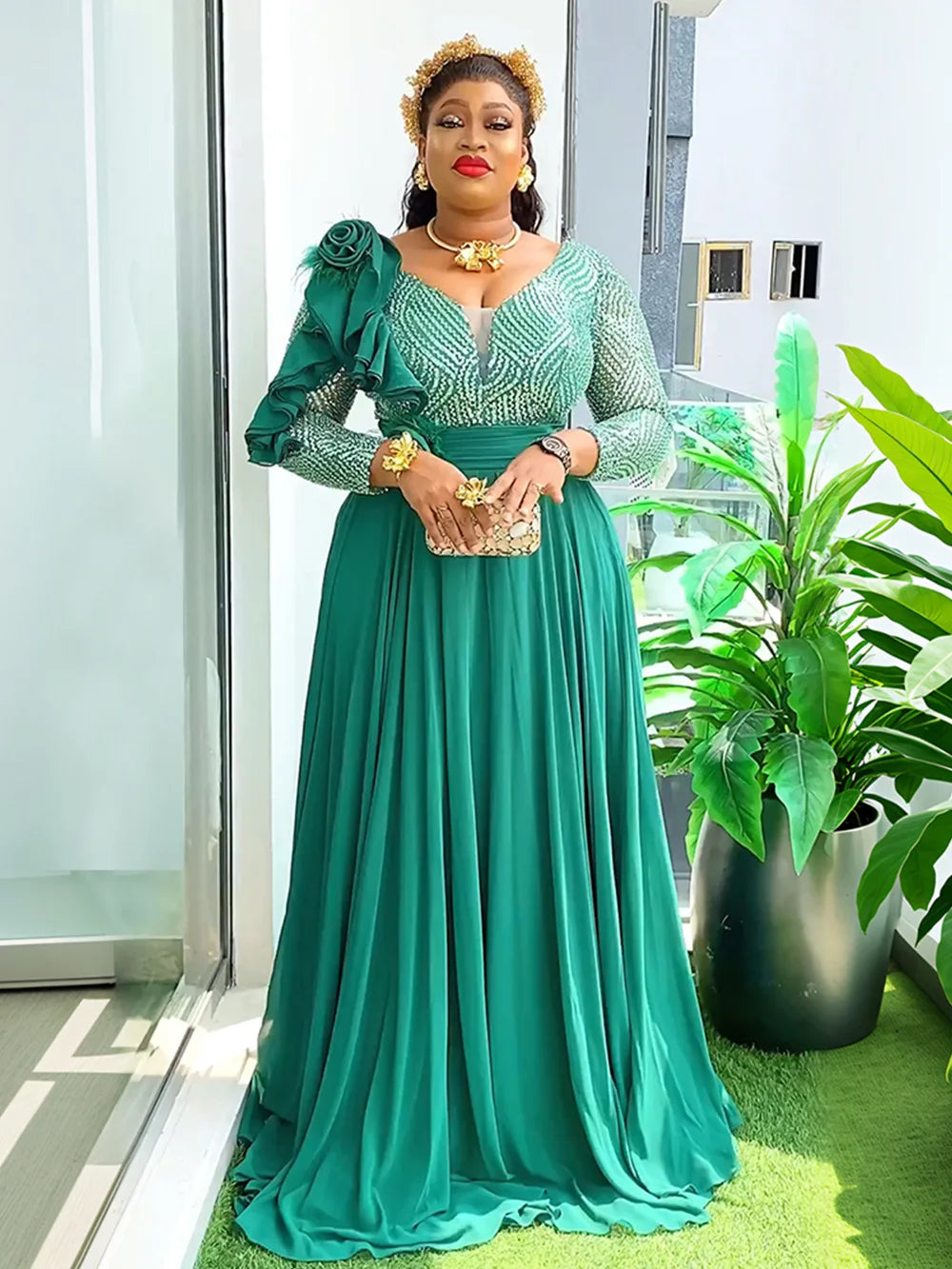 Plus Size Wedding Party Dresses Women Denicy Clothes