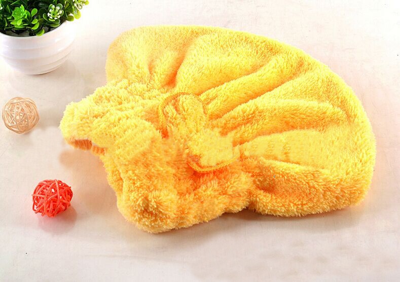 Hair towel turban towel Quick hair drying towel Absorbent shower cap