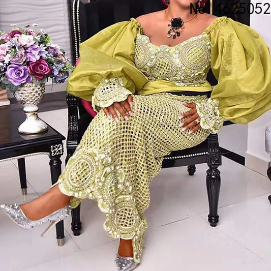 Dresses Women Outfits Puff Sleeve Bodycon Dress Party Evening Gowns