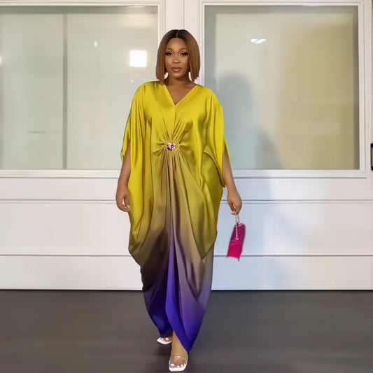 Sleek rayon dress
