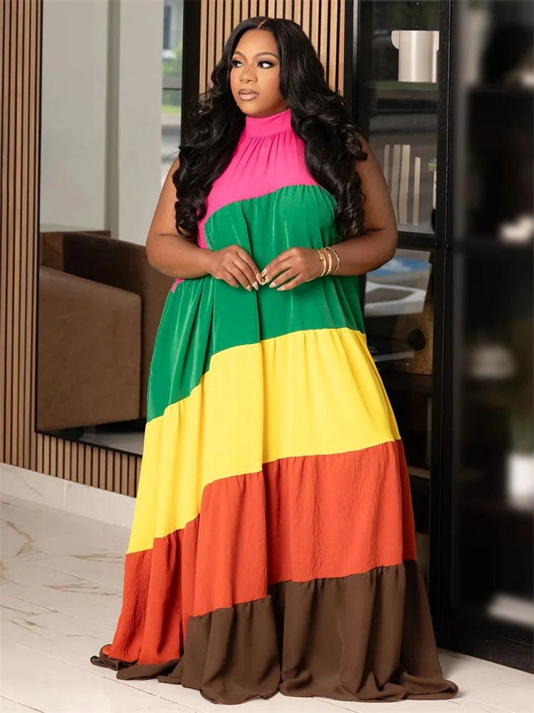 Dresses Women Bandage Loose Maxi