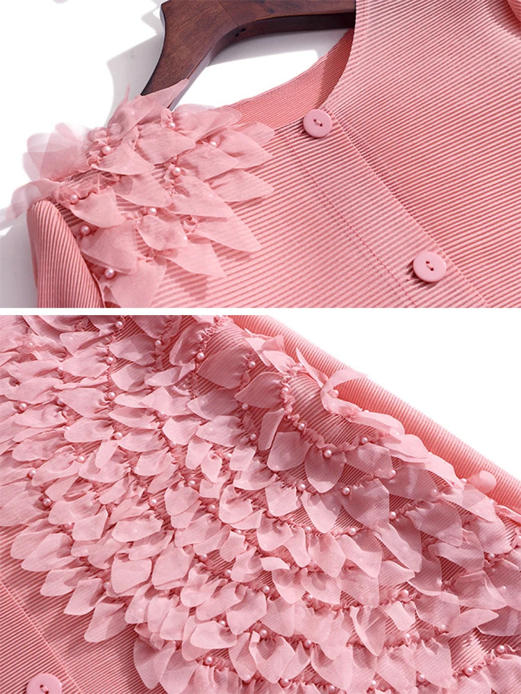 Spring Fall Solid Color Large Jacket Dresses