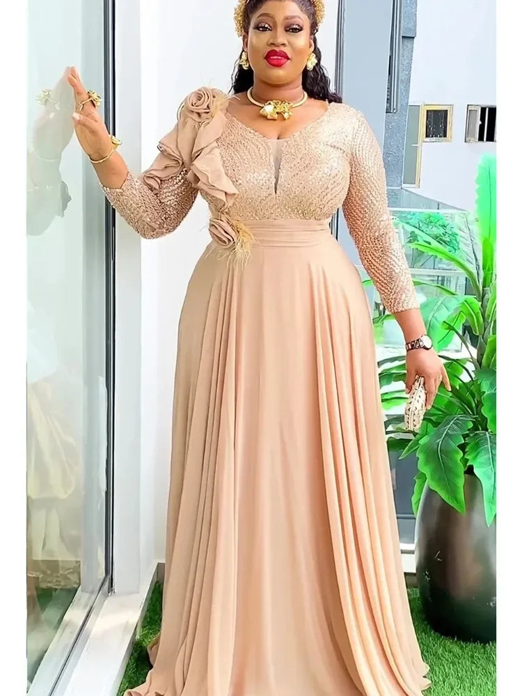 Elegant Dresses Women Clothing Plus Size Long Outfits Denicy