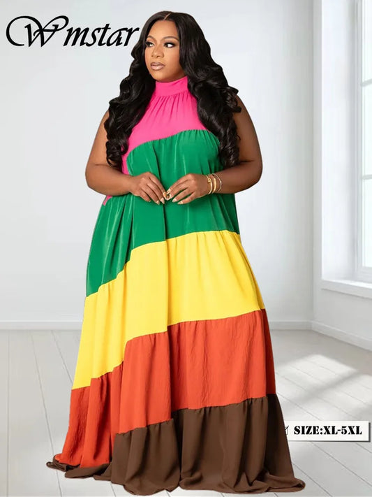 Dresses Women Bandage Loose Maxi