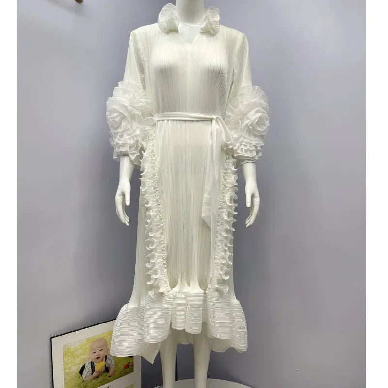 Pleated Dress Women's Loose Free Size