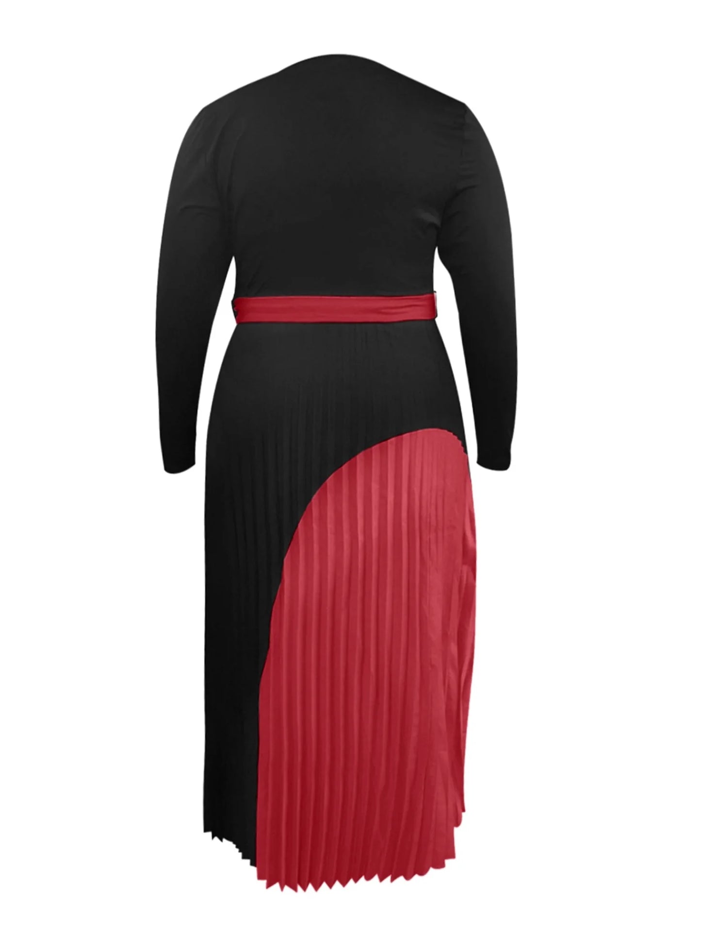 Elegant Fall Maxi Dresses Bandage  Pleated A Line Dress