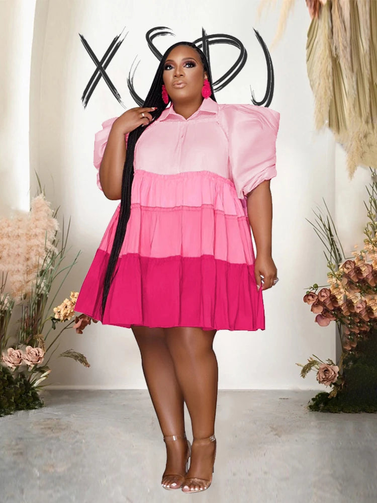Elegant Dresses Puff Sleeve Shorts