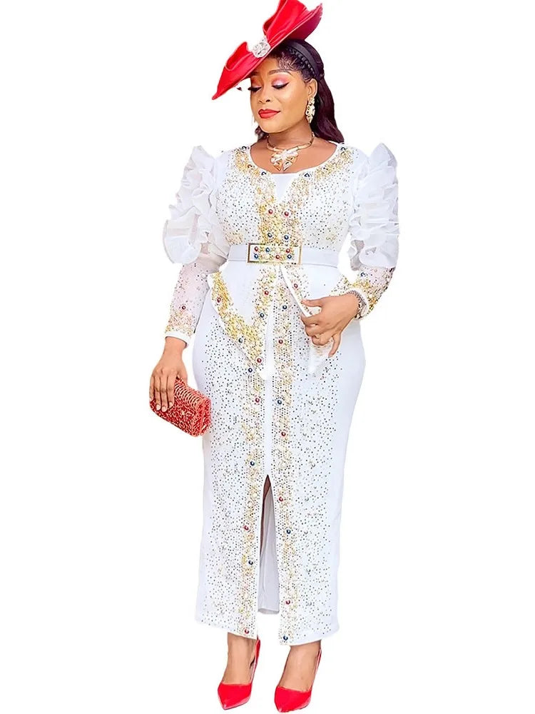 Denicy Party Dresses Wedding Guest Evening Gown Bodycon Maxi Long Dress