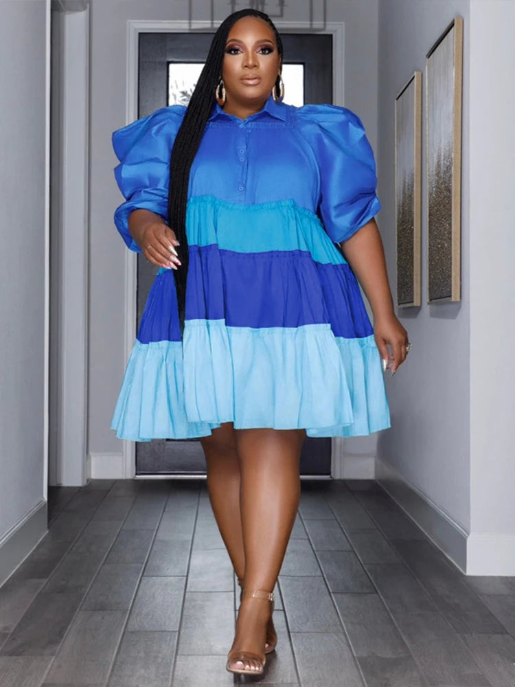 Elegant Dresses Puff Sleeve Shorts