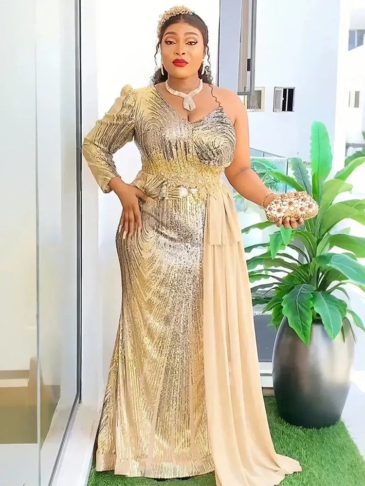 Luxury Party Evening Dresses Sequin Mermaid Gown Women