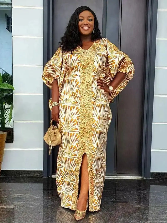 Fashion Dress Caftan Maroccain Evening Party Dresses Boubou