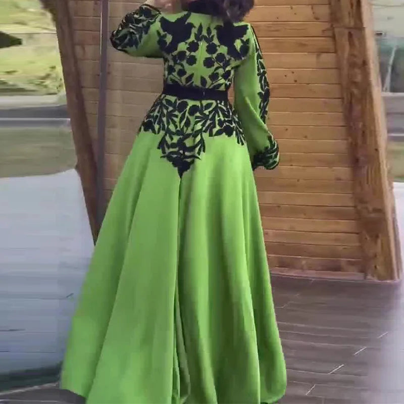 Dresses Women Print Long Dress Loose Casual