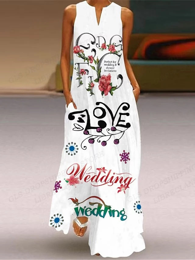 Christian Jesus Dress Women Fashion Party Evening Dresses Maxi Long Dress Letter Print Robes
