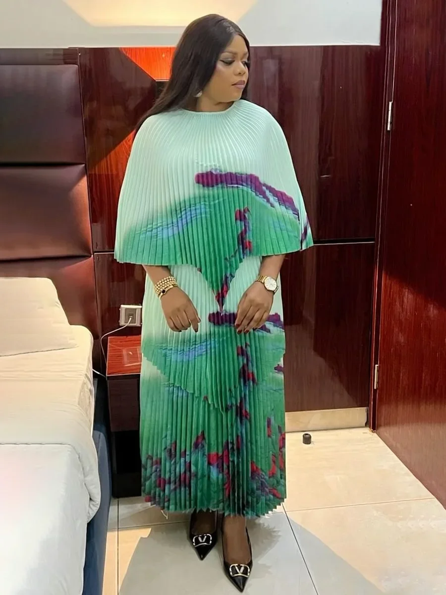 Bat Sleeve Blouse and Skirt Two-piece Set Fashion Women Dress