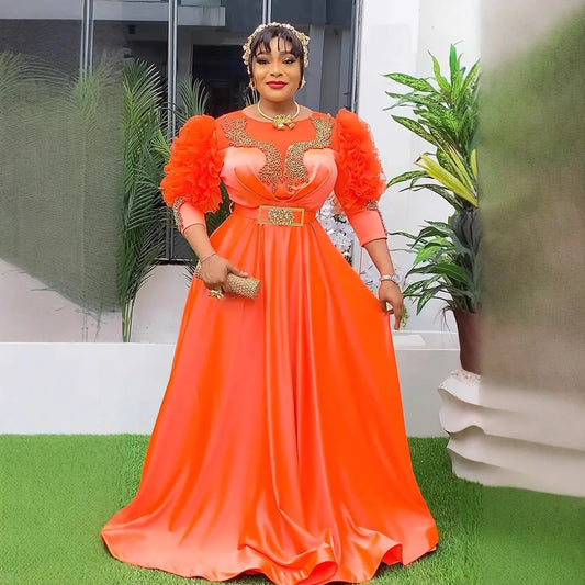 Denicy Women 2 PCS Sets Tops And Skirts Suits Gown Plus Size Wedding Party Dresses