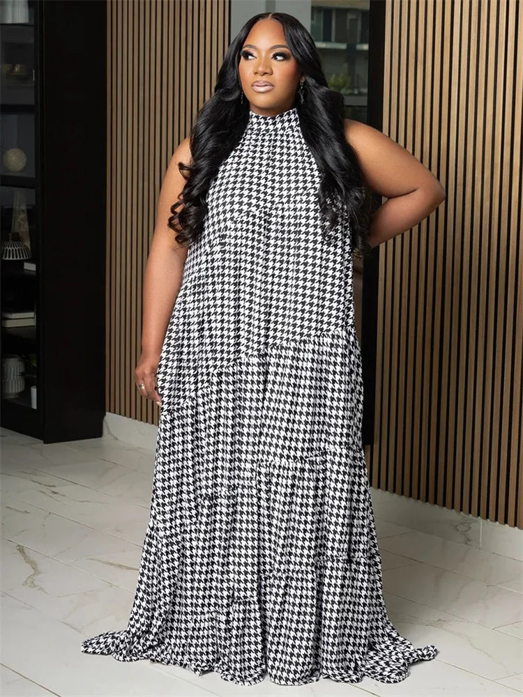 Dresses Women Bandage Loose Maxi