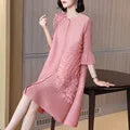 Spring Fall Solid Color Large Jacket Dresses