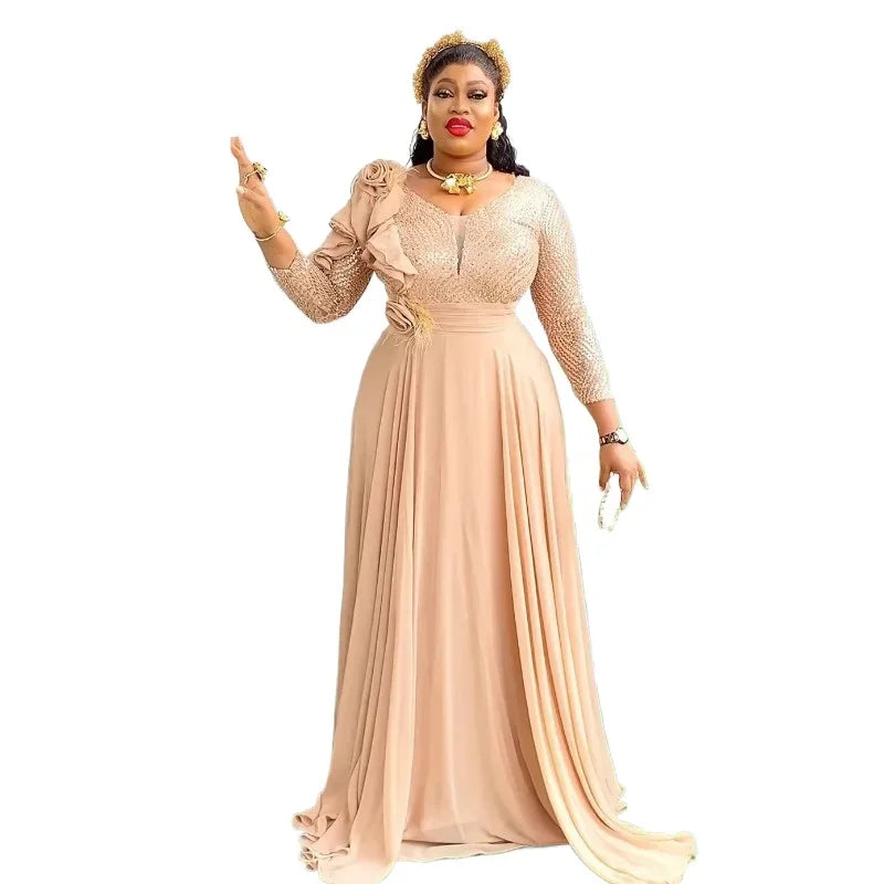 Elegant Dresses Women Clothing Plus Size Long Outfits Denicy