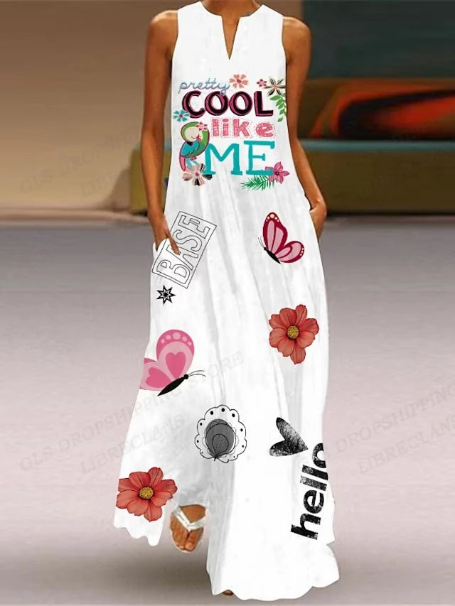 Christian Jesus Dress Women Fashion Party Evening Dresses Maxi Long Dress Letter Print Robes