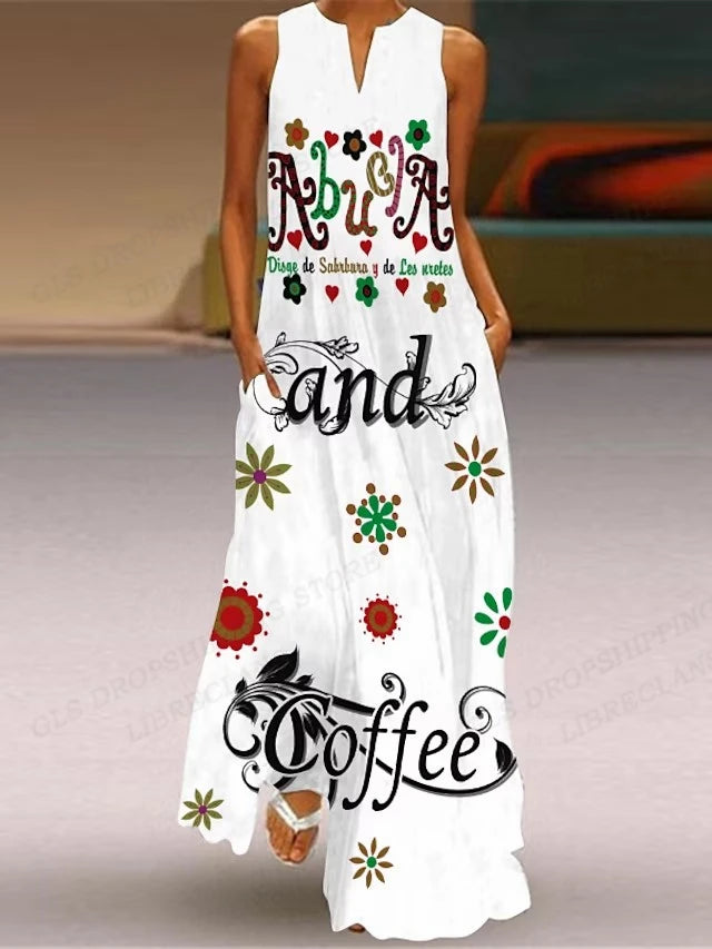 Christian Jesus Dress Women Fashion Party Evening Dresses Maxi Long Dress Letter Print Robes