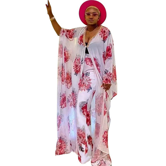 Two Piece Set Suits Women Clothes African Dresses Party Dashiki  Spring Autumn Long Maxi Dress Sets Pants Suits 2 Piece Outfits